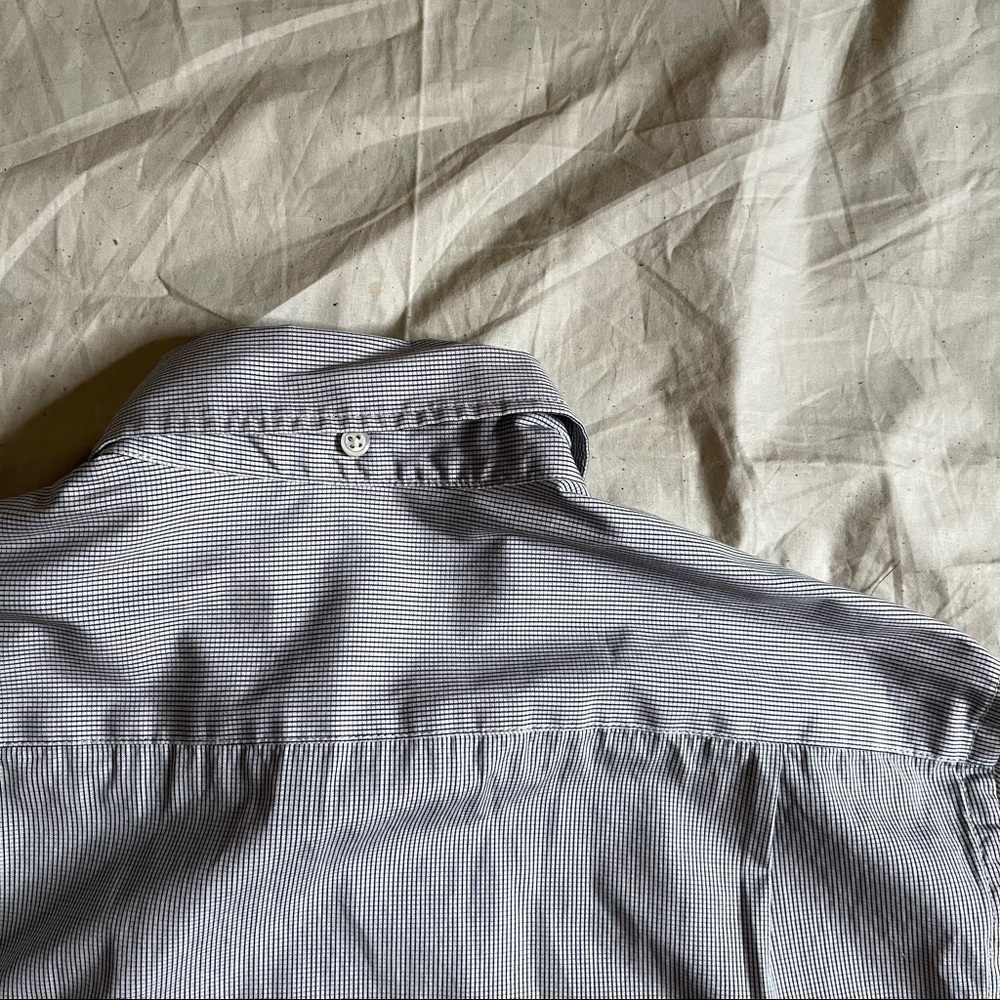 Everlane Button Down Thin Line Patter Size Xs - image 6